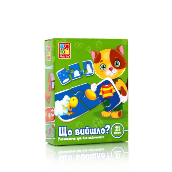 

Гра розвиваюча VLADI TOYS Що вийшло VT1804-27 (4820195059678)