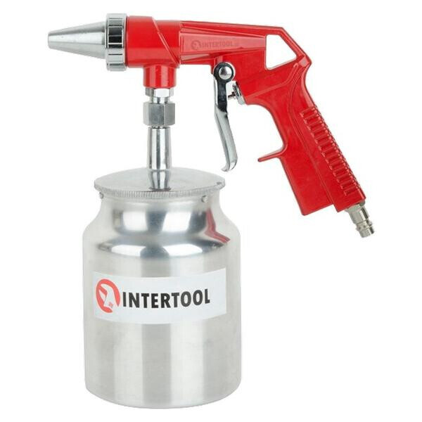 

Пневмопистолет пескоструйный Intertool - нижний бак 1000 мл x 8 атм(PT-0707)