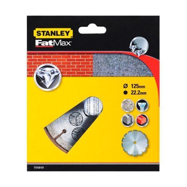 

Stanley Диск алмазный 125x22.2 бетон/кирпич сегментированный