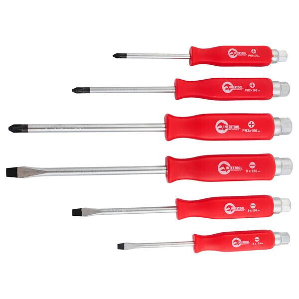 

Набор ударных отверток Intertool - 6 шт.(HT-0403)