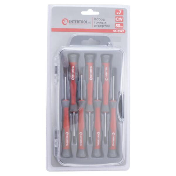 

Набор отверток Intertool - прецизионных Pro (7 шт.)(VT-3347)