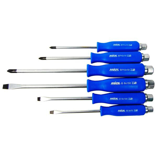 

Набор ударных отверток Miol - 6 шт.(63-475)