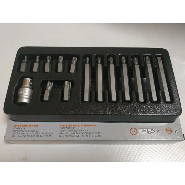 

Набор бит 15пр. TORX KingRoy 31562