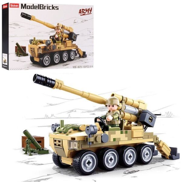

Конструктор SLUBAN Танк (M38-B0751)