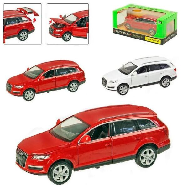

Машина метал 68249A "АВТОПРОМ", 1:24 "Audi Q7", 2 кольори (4897071920148)