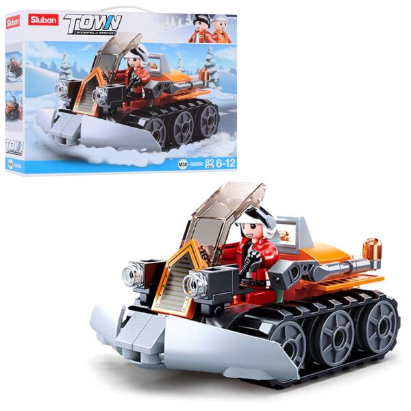 

Конструктор SLUBAN M38-B0950 снегоход, фигурка, 82дет, в кор-ке, 19-14-4,5см (6903317397969)