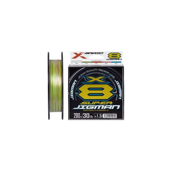 

Шнур YGK X-Braid Super Jigman X8 200m # 0.6 / 0.128mm 14Lb / 6.3kg (5545-03-73)
