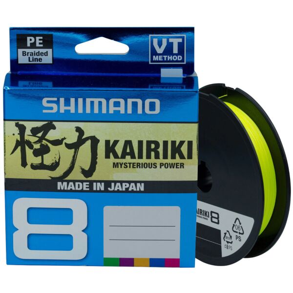 

Шнур Shimano Kairiki 8 PE (Yellow) 150м 0.06мм 5,3кг/12lb (2266-96-99)