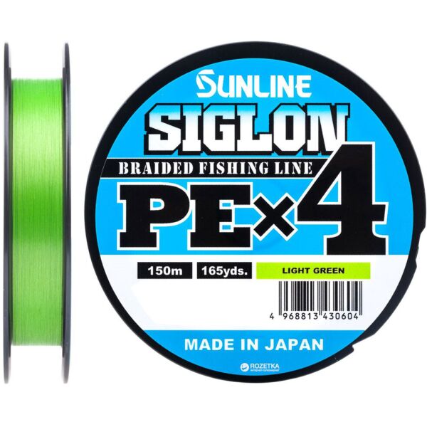 

Шнур Sunline Siglon PE х4 150m (салат.) #1.2/0.187mm 20lb/9.2kg (1658-09-07)
