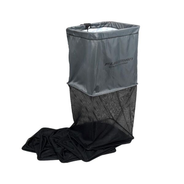 

Садок прямокутний NEW 50x40cm black DOUBLE thick nylon mesh 3.0m