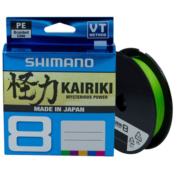

Шнур Shimano Kairiki 8 PE (Mantis Green) 150м 0.20мм 17кг/38lb (2266-96-94)