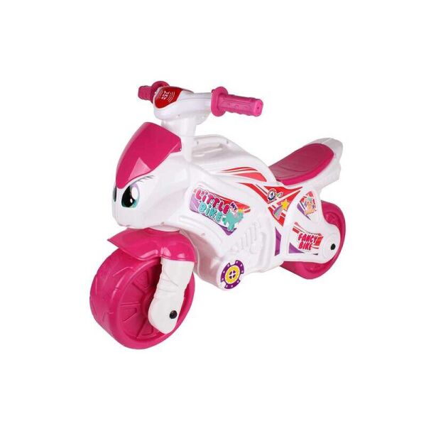 

Толокар-Мотоцикл "ТЕХНОК" со световыми и звуковыми эффектами White/Pink (90879)
