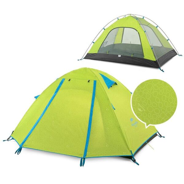 

Палатка Naturehike P-Series 4 NH18Z044-P четырехместная зелёный