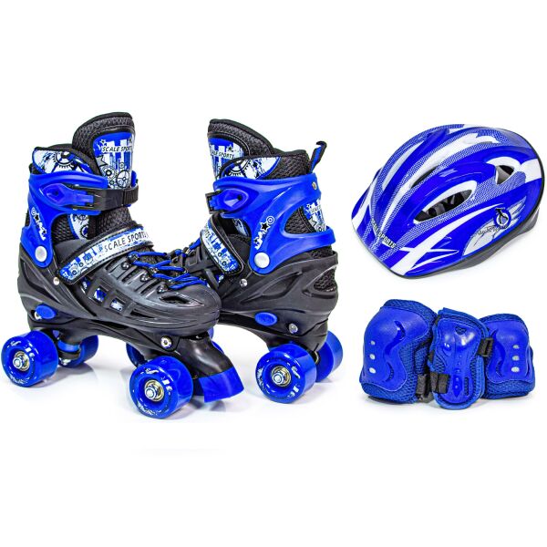 

Комплект квадов с защитой Scale Sport. Dark blue (размер 34-37) 591205064