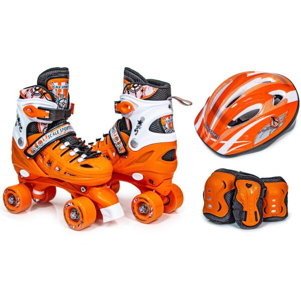 

Комплект квадов с защитой Scale Sport. Orange (размер 34-37) 1796946611