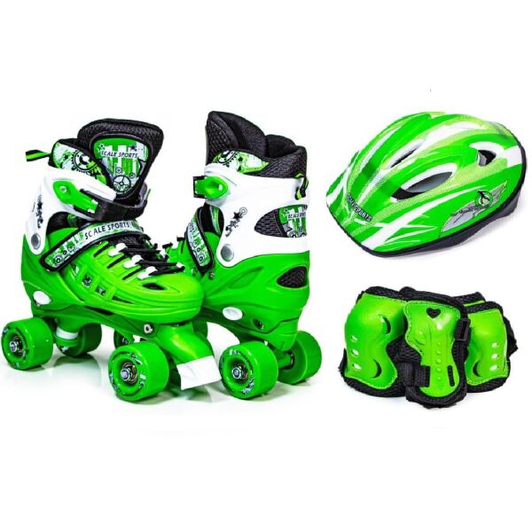 

Комплект квадов с защитой Scale Sport. Green (размер 34-37) 1293492564