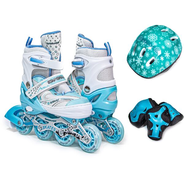 

Комплект роликов с защитой Happy. Turquoise (размер 34-37) 761406885