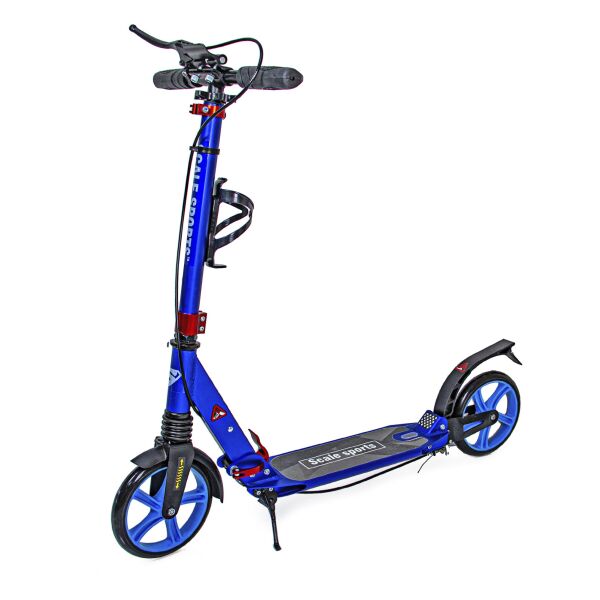 

Двухколесный самокат Scale Sports SS-10. Dark blue (ручной тормоз, Led-фонарик) 1673433034