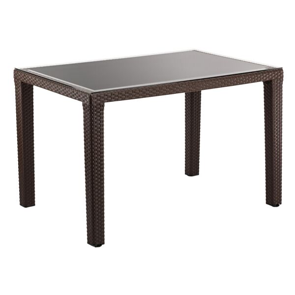 

Стол Tilia Antares 80x120 см верх столешницы из стекла, ножки пластиковые венге