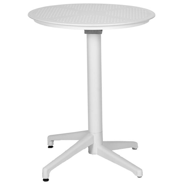 

Стол с откидной столешницей Tilia Moon d60 см белая слоновая кость