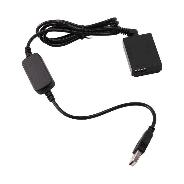 

USB адаптер питания ACK-E12 для Canon EOS M, M2, M3, M10, M50, M50 Mark II, M ak100, M200 (аккумулятор LP-E12)