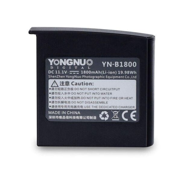 

Аккумуляторы Yongnuo YN-B1800 для вспышек YN860Li, YN862C