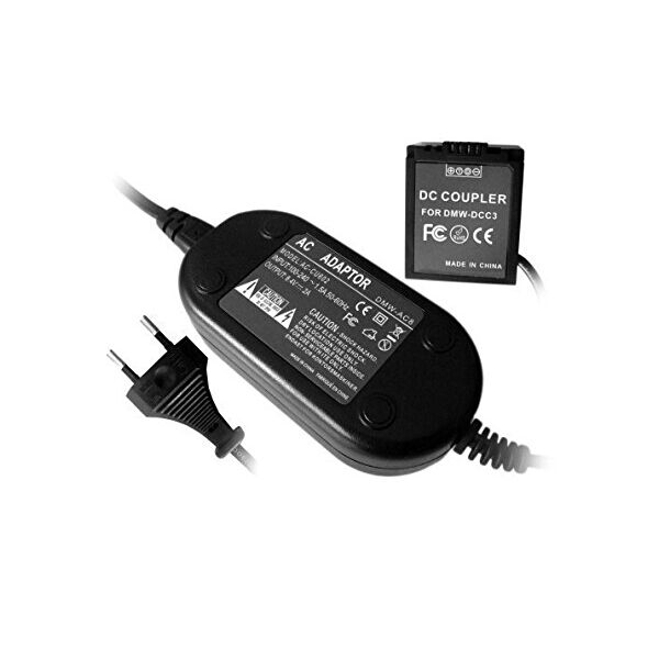 

Сетевой адаптер DMW-AC8+DMW-DCC3 (вместо аккумулятора DMW-BLB13) для камер Panasonic - питание от сети 220 В