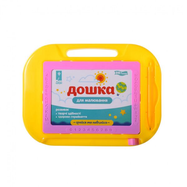 

Магнитная доска для рисования Metr+ PL-7008 20х15 см (Желтый)
