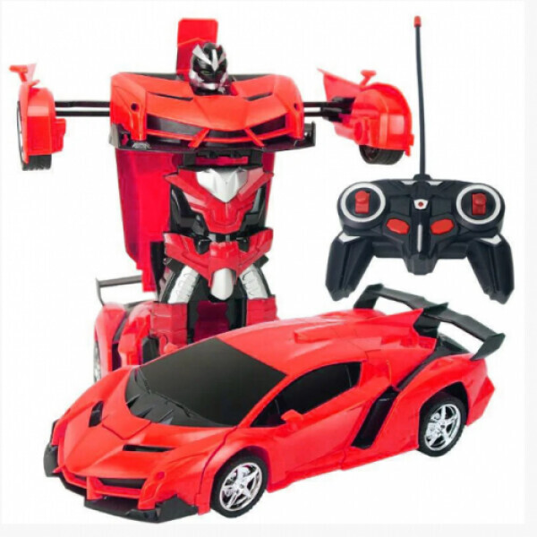 

Трансформер машинка WOW Lamborghini Robot Car Автобот с пультом радиоуправляемая модель 1:18 Красная