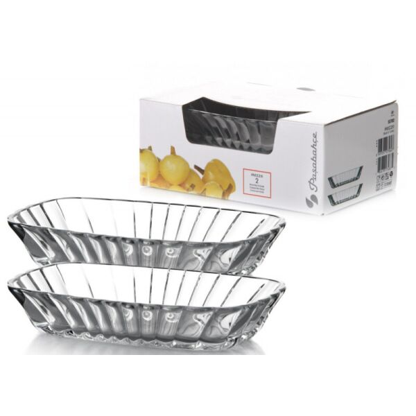 

Салатники Pasabahce Mezze прямоугольных 15,7х10,1см, 19х12,2см (53702+53712)