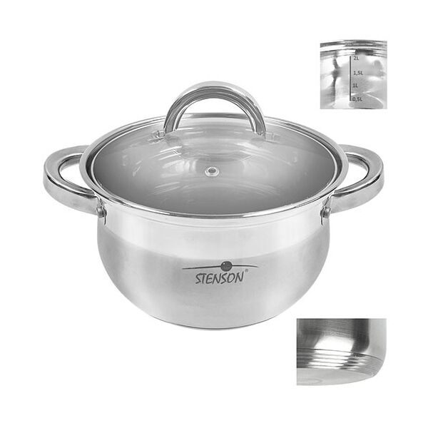

Кастрюля Stenson Classico с крышкой D20см, 3,6л