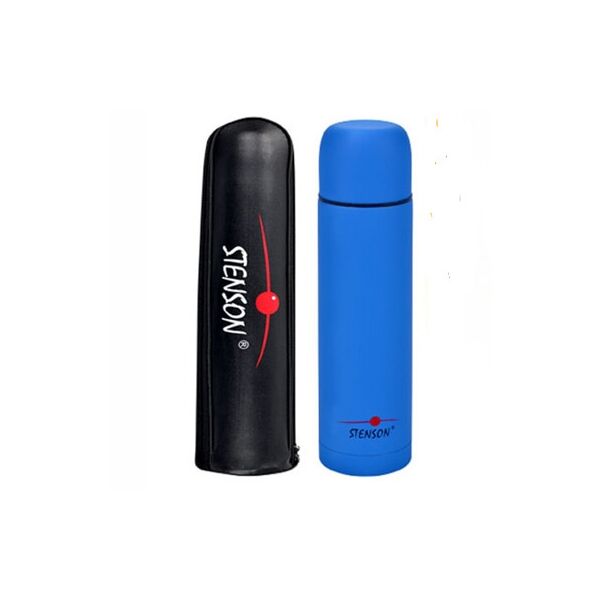 

Термос Stenson железный Soft touch 1,0л синий MMS-MT-0448