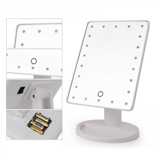 

Зеркало с подсветкой 22 led