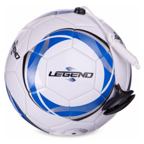 

Мяч футбольный тренажер CFA SP-Sport FB-3281 №5 PU белый-синий