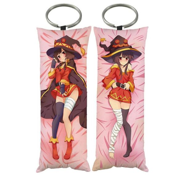 

Брелок дакимакура Мегумин (Megumin Konosuba) двухсторонняя 4х10 см (dak0109k)