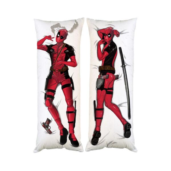 

Подушка обнимашка Deadpool дакимакура Дедпул двухсторонняя 40х100 см со съемной наволочкой (dak0514)
