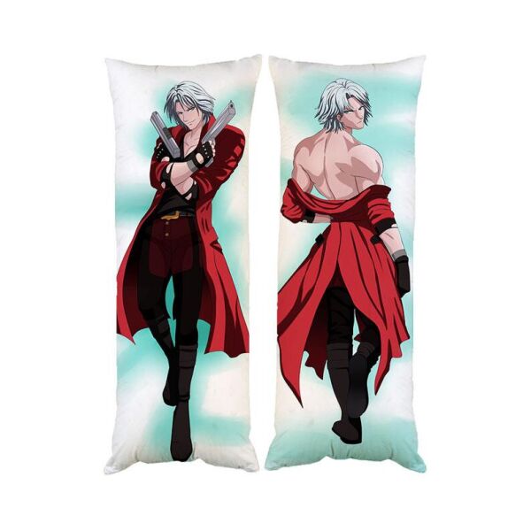 

Подушка ростовая дакимакура Данте Devil May Cry двухсторонняя 40х100 см со съемной наволочкой (dak0765)