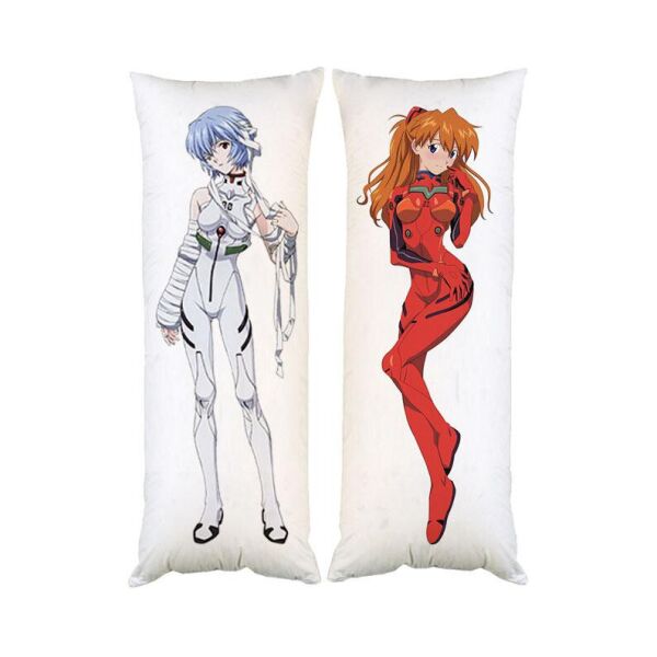 

Дакимакура Рей Аянами / Аска Лэнгли Евангелион / Evangelion 40*100 см со съёмной наволочкой