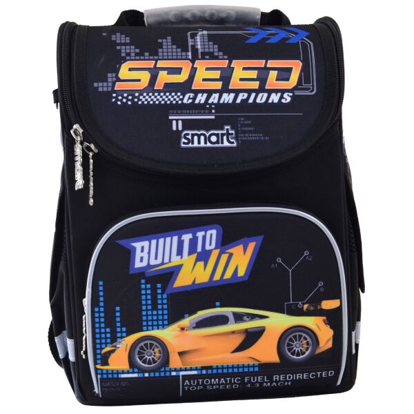 

Рюкзак школьный, каркасный Speed Champions (12 л), Smart