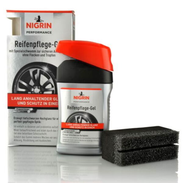 

NIGRIN Performance Reifen-Gel гель для чернения и консервации покрышек в наборе (Германия) 300 мл