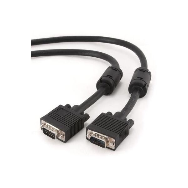 

Кабель мультимедійний VGA 3.0m Cablexpert (CC-PPVGA-10-B)