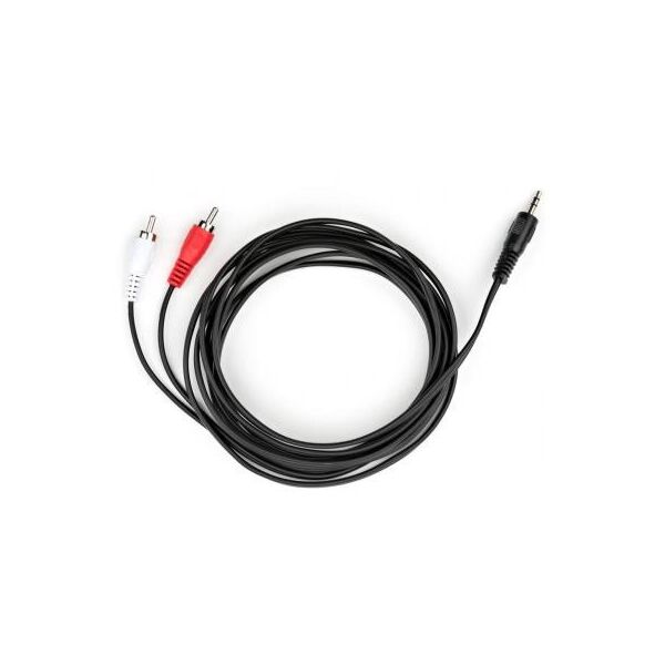 

Кабель мультимедійний Jack 3.5mm M to 2xRCA 3 m Vinga (VCPDCJ35MRCA23BK)