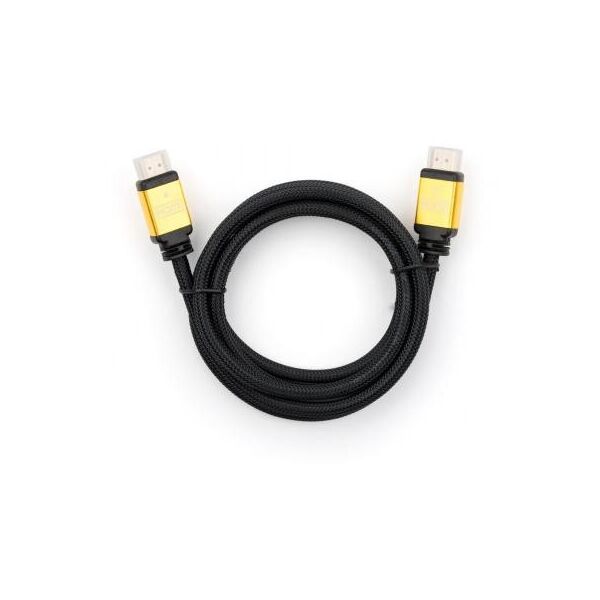 

Кабель мультимедійний HDMI to HDMI 1.5 m V2.0 metal Vinga (VCPDCHDMI2VMM1.5BK)