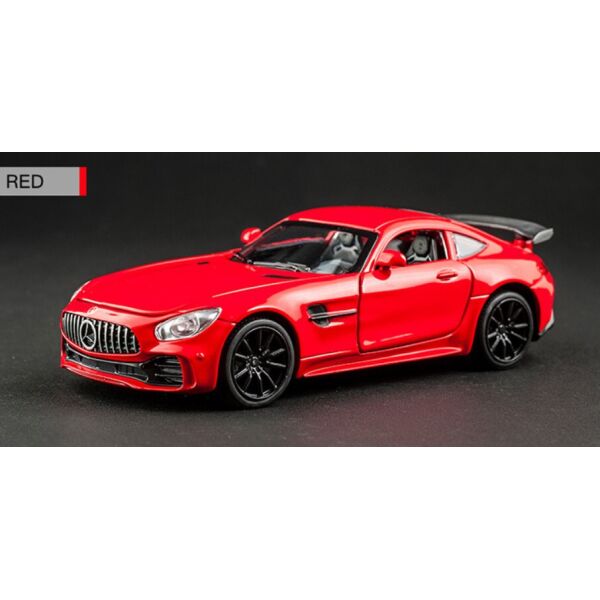 

Модель автомобиля Mercedes-Benz GT 1:32 со звуковой и световой функцией красного цвета