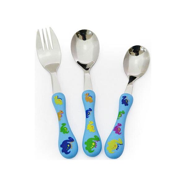 

Набор детских столовых приборов Динозавр 3 предмета Fissman BR41205