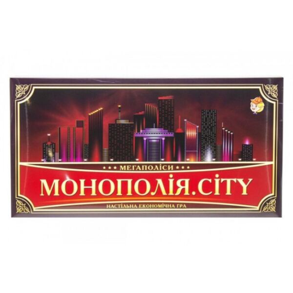 

Настольная экономическая игра Монополия CITY Мегаполисы (укр)