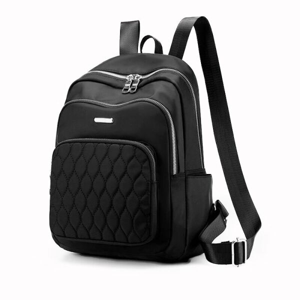 

Женский рюкзак молодежный для каждодневного ношения, 3D вставки, металлическая молния, множество отсеков