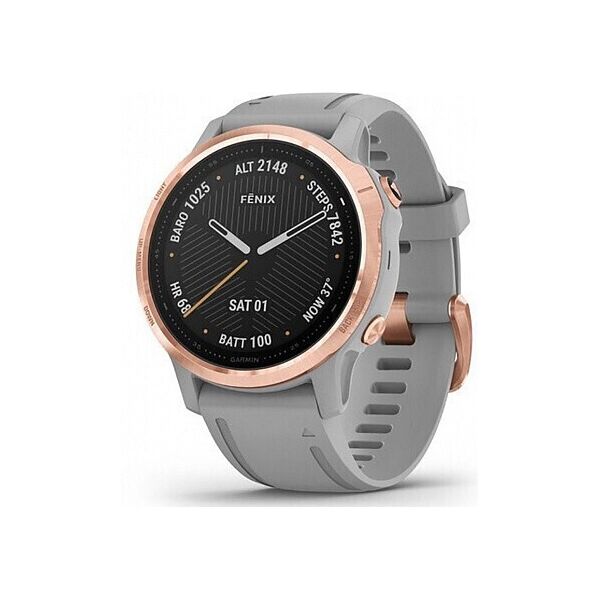 

Garmin Fenix 6S Rose Gold-tone with Powder Gray Band (010-02159-21/20)