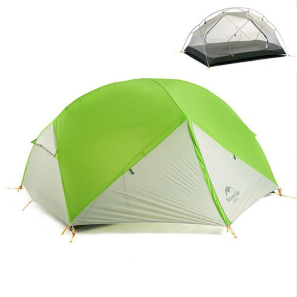 

Палатка Naturehike Mongar 2 NH17T007-M двухместная зелёно-белый