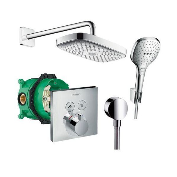 

Душевой набор Hansgrohe Raindance Select E/ShowerSelect верхний ручной душ ibox термостат 27296000
